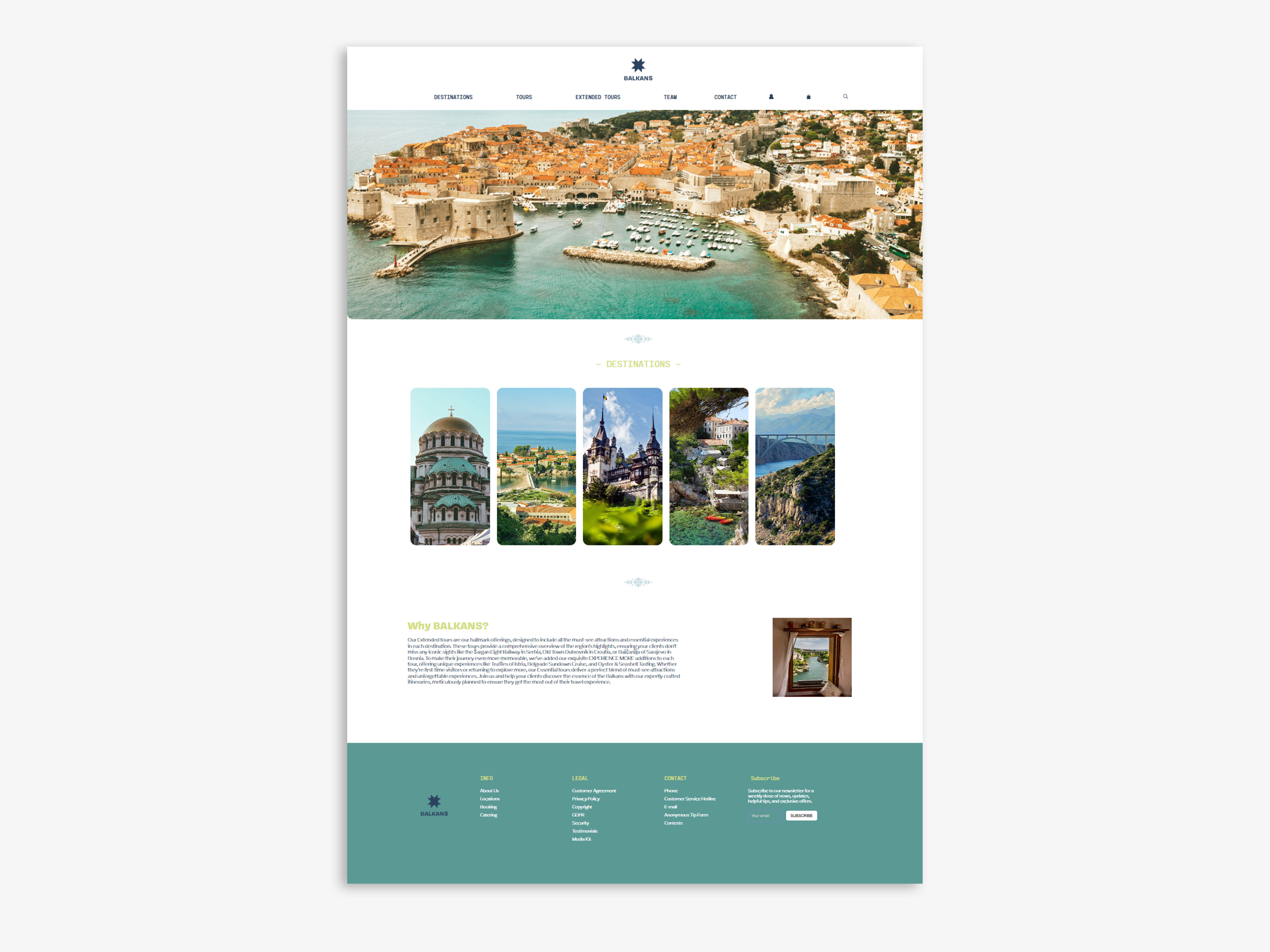 BALKANS full webpage