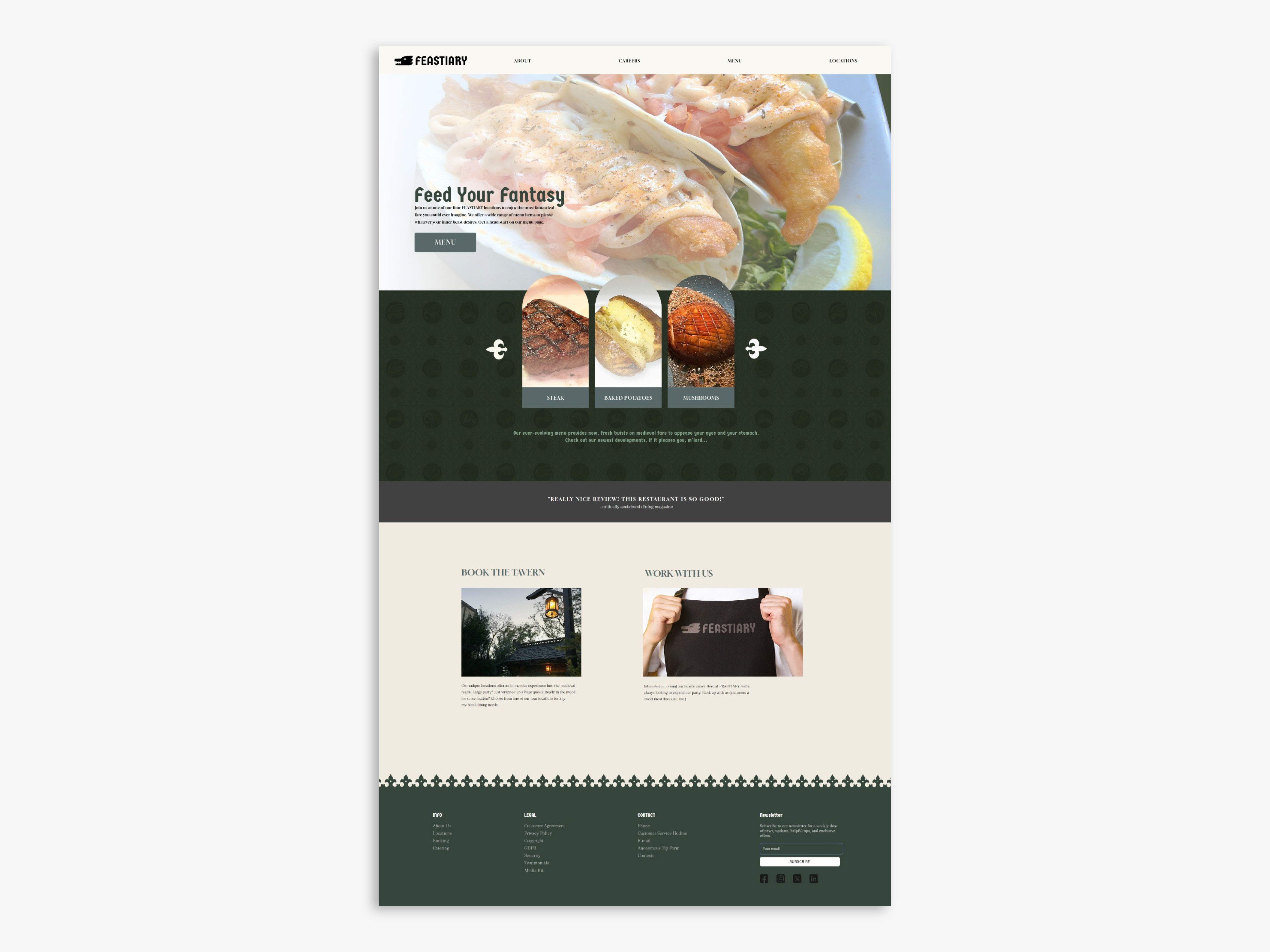 feastiary full website